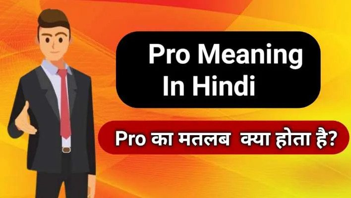 Pro Meaning In Hindi - pro का मतलब क्या होता है