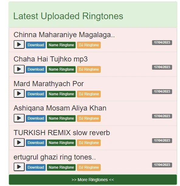 Download Ringtones