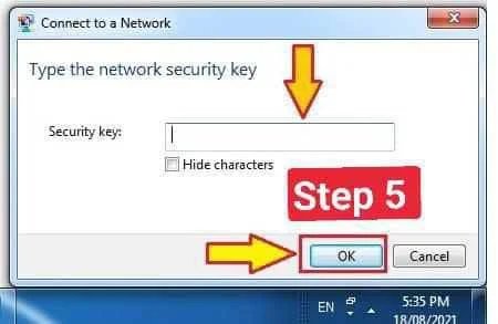 Enter Security Key