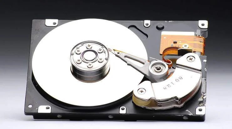 Internal hard disk ka structure