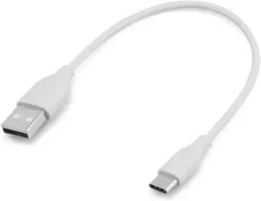 White type c usb cable